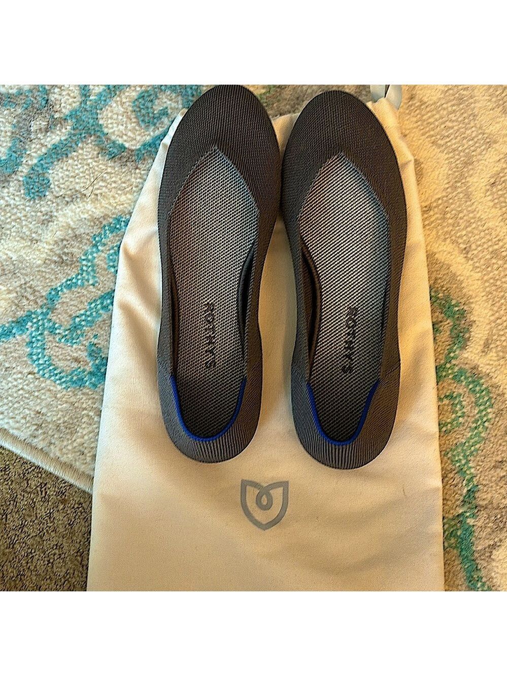New with bag- ROTHYS round size 9 grey